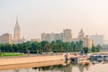 Pleasure boats on the Moscow River