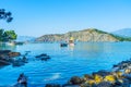 Pleasure boats in Phaselis, Turkey Royalty Free Stock Photo