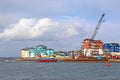 Pleasure cruiser by Exmouth, Devon Royalty Free Stock Photo