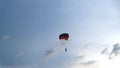 Pleasure playing parachute Royalty Free Stock Photo