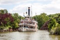 Pleasure ship Molly Brown at Disneyland Paris Royalty Free Stock Photo