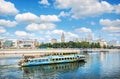 Pleasure ship in Moscow