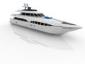 Pleasure yacht Royalty Free Stock Photo