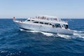 Pleasure yacht in the Red sea Royalty Free Stock Photo