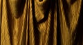 Pleated Fabric in long line drape with shadow Royalty Free Stock Photo