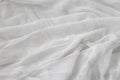 Pleated white fabric texture cloth Royalty Free Stock Photo