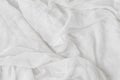 Pleated white fabric texture cloth Royalty Free Stock Photo
