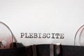 Plebiscite concept view Royalty Free Stock Photo