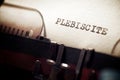 Plebiscite concept view Royalty Free Stock Photo