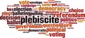 Plebiscite word cloud