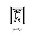 Pledge icon from Army collection.