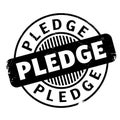Pledge rubber stamp