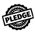 Pledge rubber stamp