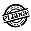 Pledge rubber stamp