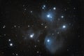 The Pleiades also known as The Seven Sisters, Royalty Free Stock Photo