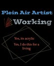 Plein Air Artist Working