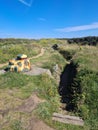 Pleinmont Batterie Dollman, Torteval, Guernsey Channel Islands Royalty Free Stock Photo