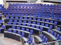 Plenary Hall of the German Bundestag in Berlin. Royalty Free Stock Photo