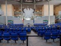 Plenary Hall of the German Bundestag in Berlin. Royalty Free Stock Photo