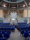 Plenary Hall of the German Bundestag in Berlin. Royalty Free Stock Photo