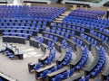 Plenary Hall of the German Bundestag in Berlin. Royalty Free Stock Photo