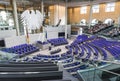 Plenary Hall of German Parliament Bundestag in Berlin Royalty Free Stock Photo