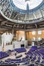 Plenary Hall of German Parliament Bundestag in Berlin Royalty Free Stock Photo