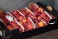 Plenty of Fresh Healthy Peaches Royalty Free Stock Photo