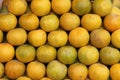 Plenty of tangerines or oranges in a market Royalty Free Stock Photo