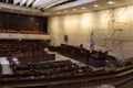 Interior of the Knesset, Israel`s Parliament