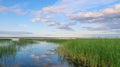 Plescheevo-lake in Pereslavl-Zalessky, Russia. Picturesque landscape view Royalty Free Stock Photo