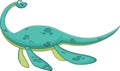 Plesiosaurs Dinosaur Cartoon Character Royalty Free Stock Photo