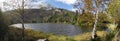 Plesne lake in Sumava in Sumava national park