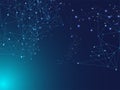 Plexus Lines Nodes Vector Background. Big Data Royalty Free Stock Photo