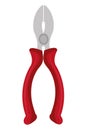 Plier construction tool colorful icon.