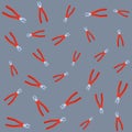 Plier construction tools background pattern