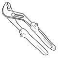 plier tool fasteners repair contruction