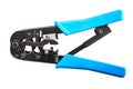 Pliers Blue LAN cable