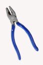 Pliers blue tool isolated