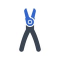 Pliers cutter tools icon