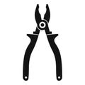 Pliers icon, simple style