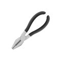 Pliers isolated is cute cartoon of paper cut design
