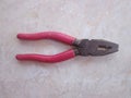 pliers is old, dirty and rusty