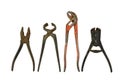 pliers and pincers Royalty Free Stock Photo