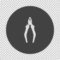 Pliers tool icon