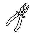 Pliers tool icon vector on trendy design Royalty Free Stock Photo