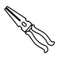 Pliers tool icon vector on trendy design Royalty Free Stock Photo