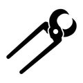 Pliers tool icon vector on trendy design Royalty Free Stock Photo