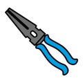 Pliers tool icon vector on trendy design Royalty Free Stock Photo