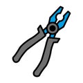 Pliers tool icon vector on trendy design Royalty Free Stock Photo